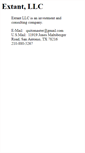 Mobile Screenshot of extant.com